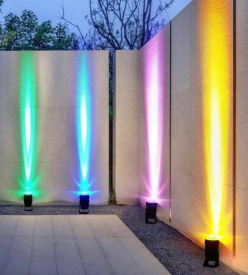 China ip66 LED LANDSCAPE COB Light Source 1-5 Degree 10w RGB Waterproof Wall Washer for sale