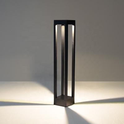 China 2019 IP67 10W LANDSCAPE COB Light Die Cast Aluminum Rectangular Led Bollard Lamp for sale