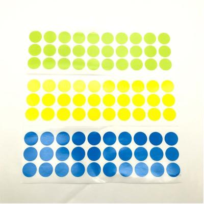 China Waterproof Color-Coded Label Round Programmable Colorful Stickers Surround Adhesive Dots Labels for sale