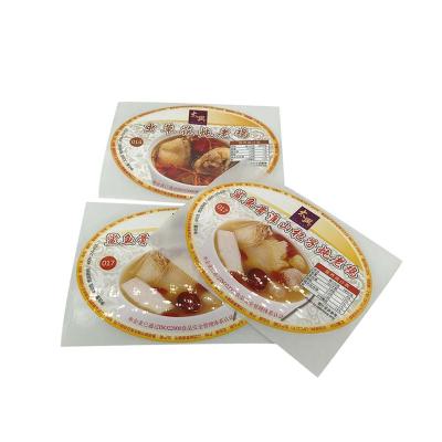 China Waterproof Hot Selling Custom Paper Glossy Printing Labels Food Logo Sticker Adhesive Label Roll for sale