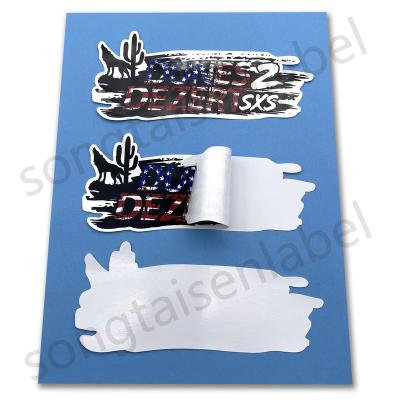 China Custom Die Cut Printing Tamper Proof Laser Sticker Labels Waterproof for sale