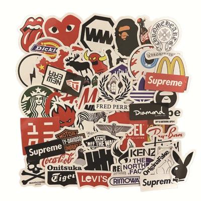 China Waterproof Custom Self Adhesive Paper Waterproof Kiss Cut Die Cut Cartoon Sticker for sale