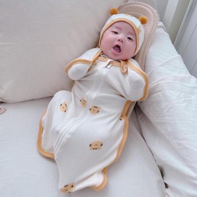 China Breathable Soft Newborn Baby Wrap Covers Baby Sleeping Bag Envelope For Newborn Sleepsack Cotton To Thicken Cocoon For Baby 0-3 Months for sale