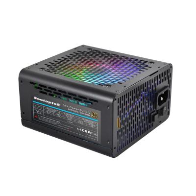 China New Bronze Active PSU Desktop PC Power Supply. 700W RGB PC ATX Power Supply 80+ PFC RGB Fan Fan for sale