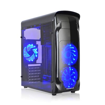 China With Fan Cheapest Universal Mini Gaming Modern PC Case Atx Game for sale