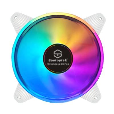 China Computer Game Case New Design PC Gaming Case Led Fan 120mm RGB 6P Connector With Sync Function With LED Light Strip And Motherboard for sale