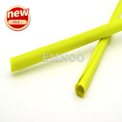 China Self-closing Cable Wrap 3~50Mm Polyester Sleeve Wire Management Non-expandable Cable Management Sleeve Protection for sale