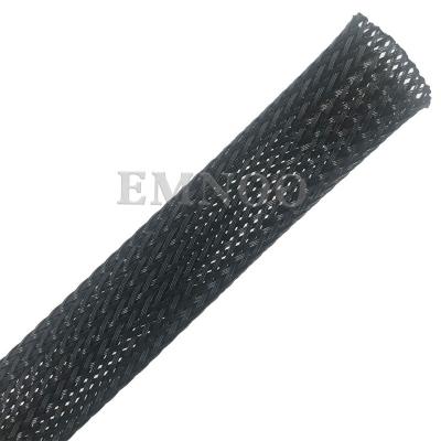 China Hot Sale Excellent Flexibility PET Expandable Braided Sleeving For Cable And Wire Management for sale