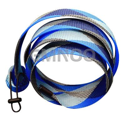 China PET Rod Protector Expandable Braided Sleeving Rod Protection Outdoor Fishing Rod for sale