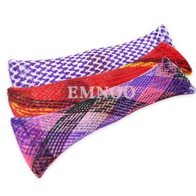 China Wholesale PET EMNOO Braided Net Tube Child Multicolor Squishy Toy Stress Reliever Squishy Mesh and Marble Squishy Person Toy for sale