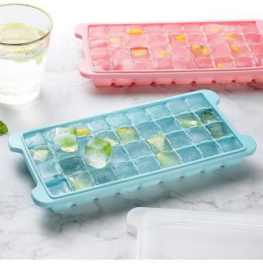 China Airtight Silicone 36 CavitiesFood Grade Honeycomb Containers Whiskey Ball Maker Clear Ice Cream Molds Mold Silicone Ice Cube Tray for sale