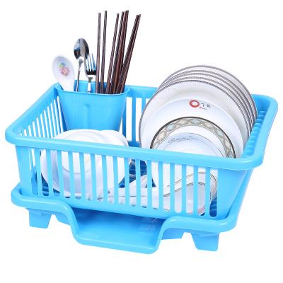 China Minimalist Plastic Shelf Dish Bowl Dish Drainer Rack Kitchen Storage Rack Dish Drying Rack for sale