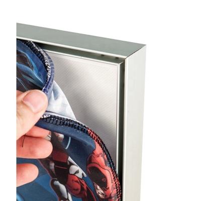 China Adertising Display Film Box Design Project UV Soft Silicone Wall Cloth Light Box for sale