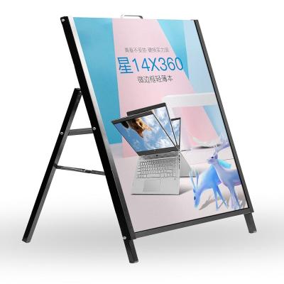 China Factory Direct Selling Indoor / Outdoor Advertising Sidewalk A1 Aluminum Sign Sidewalk A Frame Stand A-frame Tables for sale