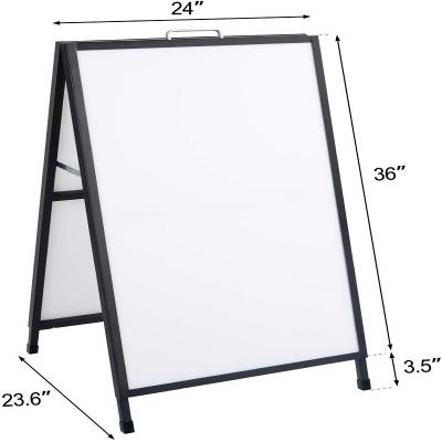 China Good Quality Indoor / Outdoor Advertising Sidewalk Sidewalk Kit A Frame Outdoor Sign Holder for sale