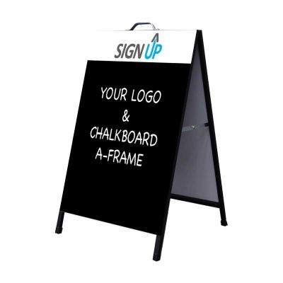 China Factory Panel Stand Indoor Outdoor Advertising / Advertising Aluminum Double Sided Sidewalk Sign Show A Frame for sale