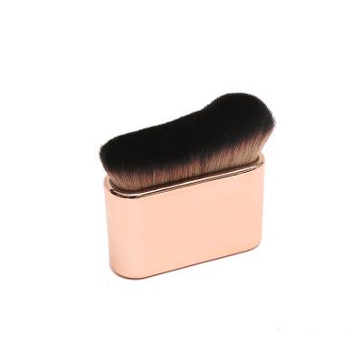 China Flat Brush Professional Body Makeup Brush For Blending Liquid Single Flat Foundation Face Kabuki High Density Brush for sale