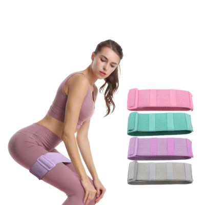 China Popular Wholesale Custom 3 Tier Resistance Cloth Fitness Exercise Workout Loop Yoga Resistance Bands for sale