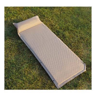 China One Person Foldable Lightweight Adult Outdoor Self Inflating Sleep Mattress Camp Sleep Pads Mats With Attached Pillow Air for sale