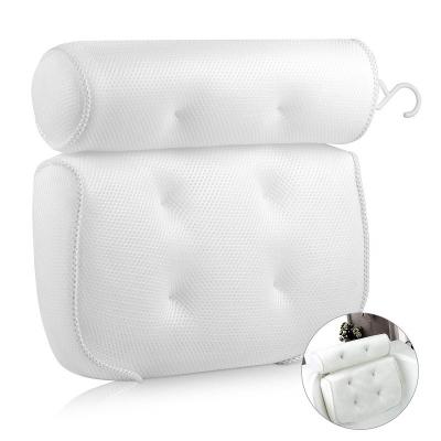 China Stocked Hot Sale Bath Pillow With Suction Cup Ready To Ship for sale