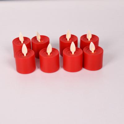 China Home Decoration Tealight Yellow Flickering Flameless Floating Flameless Candle for sale