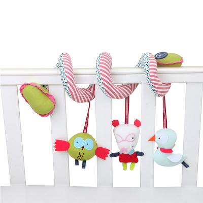 China Eco-Friendly Newborn Baby Walker Toys Lovely Hanging Crib Plush Toy for sale