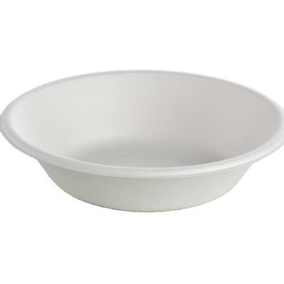 China Round Bowl Biodegradable Biodegradable Bagasse Sugarcane Hot Soup Bowls Disposable Paper Bowl for sale