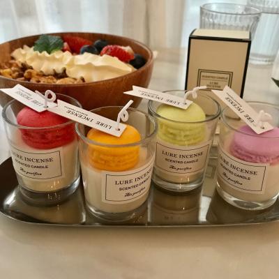 China Cute Souvenir Plant Wholesale Soy Aromatherapy Strawberry Strawberry Eco-enviroment Fruit Candles Gift Set for sale