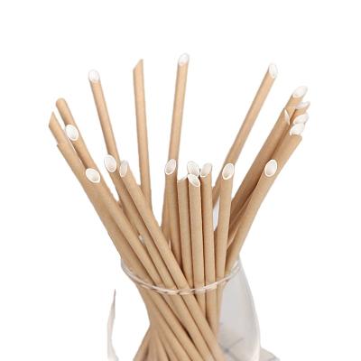 China Biodegradable Hot Selling Straw Eco Friendly Paper Sipper Biodegradable Disposable Paper With Straw for sale