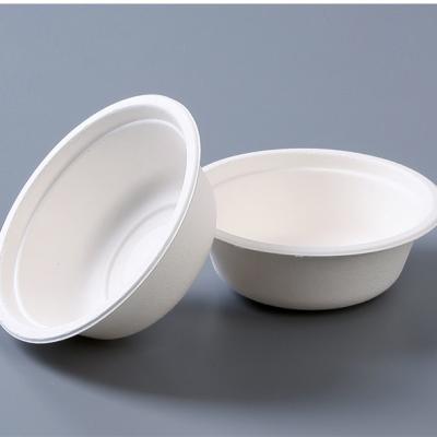 China Biodegradable Sturdy Disposable Cutlery Tableware Eco - Friendly Bagasse Food Disposable Rice Bowl for sale