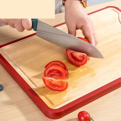 China Sustainable multifunctional stainless steel chopping board environmental protection stainless steel plastic cutting board for sale