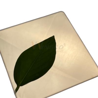 China SS 316 Durable Super Mirror Stainless Steel Sheet Cold Rolled With Rose Gold Coating for sale