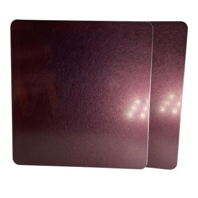 Cina lo strato decorativo di acciaio inossidabile 4x10 ha laminato a freddo Rose Gold Vibration in vendita