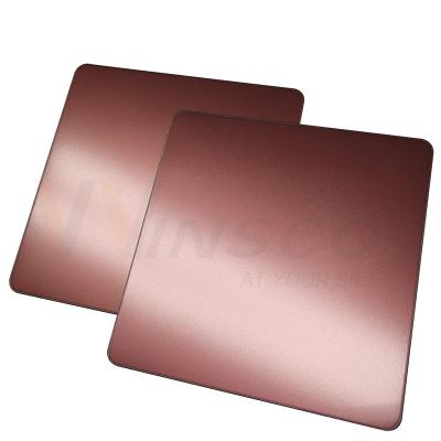 Cina la perla decorativa dello strato di acciaio inossidabile di 1250mm ha fatto saltare Rose Gold Grade finita 201 304 316 in vendita