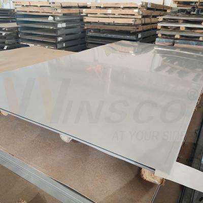 China 1220mmx2440mmx2.5mm Brillante como nuevo Winscometal acero inoxidable laminado en frío 4ftx8ft 2b hoja terminada en venta