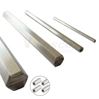 China Fábrica Acero barra inoxidável AISI 201 304 316 Solid Shaft Soldar aço inoxidável Hexagon Rod à venda