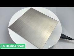 TP 201 304 316 430 AFP Decorative Hairline No.4 Surface Stainless Steel Sheet