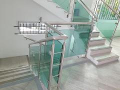 High Quality Grade 201 304 316 Stainless Steel Stair Handrail Inox Stair Railing