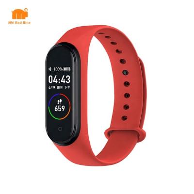 China With m4Smart Wearable Heart Smartwatch Wearable Heart Earphone Devices Rate Sleep Color Screen Smart Band Bracelet Watches for sale