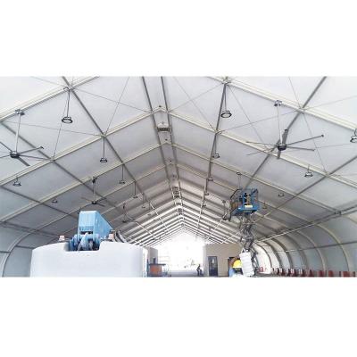 China 220V/380V stroomvoorziening AMTHI OEM HVLS Reuzen plafond ventilator voor melkveehouderijen Te koop