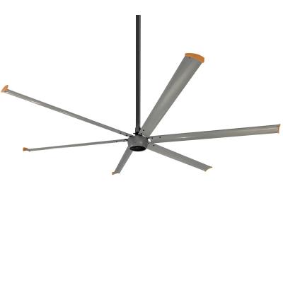 China Indoor 12ft 20ft 6 Aluminum Blade HVLS Fan Motor BLDC Big Ceiling Fans for Industrial for sale