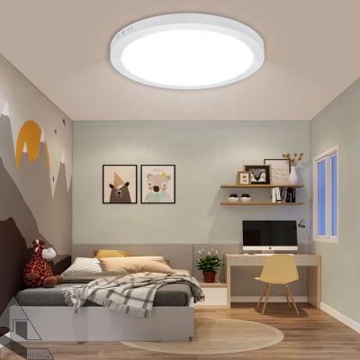 China Good quality modern hot selling side hair led panel light 12W 7 inch aluminum SMD led ceiling panel light for sale