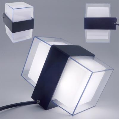 China New Style Art Deco Bedroom Bedside Modern Square Modern Hotel Home Indoor ABS 10w Led Wall Lamp 6w 10w Led Wall Lamp zu verkaufen