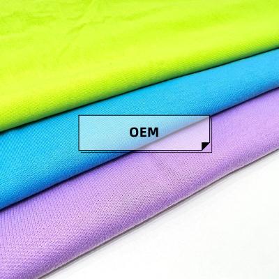 China 2022 cotton proof fabric 95% cotton 5 spandex anti-static stock knitted single jersey fabric for T-shirt, soft jersey knit fabric for sale