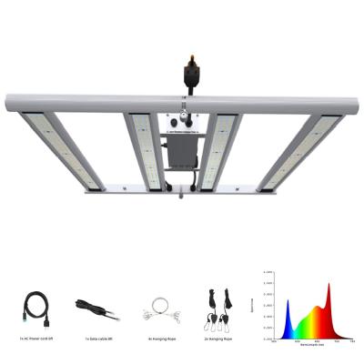 China Galaxie 2835SMD LED 240W 4 hält faltbare Anlage wachsen Lichter 0 - 10V Dimmable ab zu verkaufen