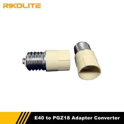 China E39 E40 wandelte in Lampen-Adapter-Hydroponik PGZ18 PGZX18 keramische wachsen Lichter um zu verkaufen