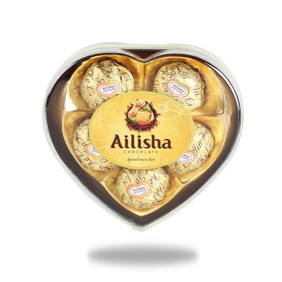 China 5Pcs Love Heart Gift Boxes Milk Sweet Chocolate BALL for sale