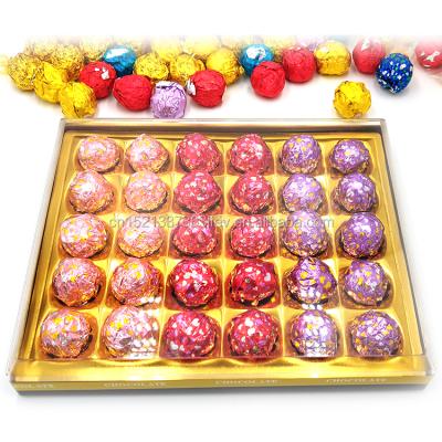 China Food Grade Custom Design Red Wine Chocolate BALL for sale