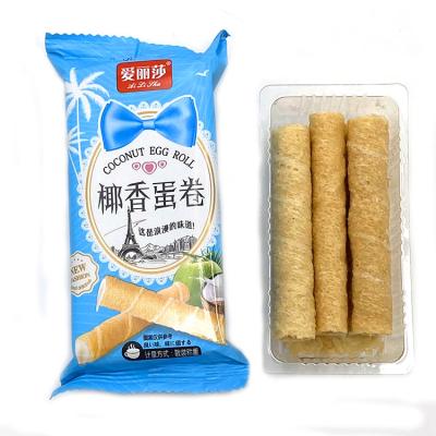 China Natural Wafer Rolls Crispy Biscuit Cookies Egg Muffin Bulk Buy for sale