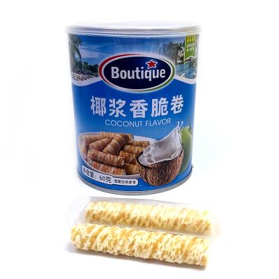 China Natural crispy chinese coconut wafer croquettes for sale